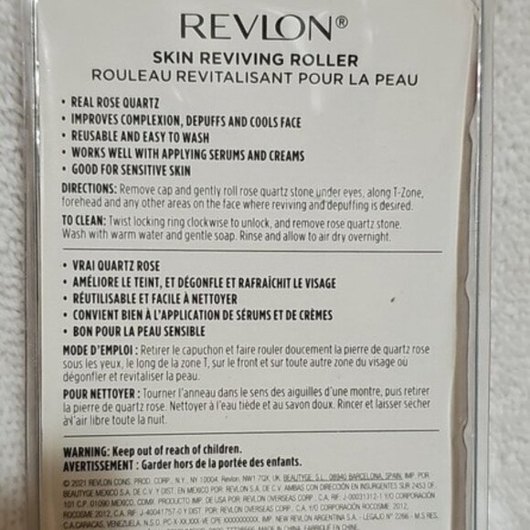 Revlon Skin Reviving Roller w/Rose Quartz for All-Day Facial Reviving, Brighten - Picture 9 of 12